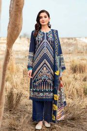 Ramsha Riwayat Embroidered Luxury Lawn Unstitched 3 Piece Suit Y-608
