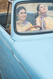 Ramsha Riwayat Embroidered Luxury Lawn Unstitched 3 Piece Suit Y-609