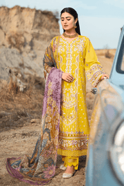 Ramsha Riwayat Embroidered Luxury Lawn Unstitched 3 Piece Suit Y-609