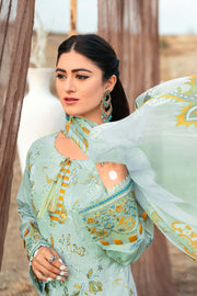 Ramsha Riwayat Embroidered Luxury Lawn Unstitched 3 Piece Suit Y-610
