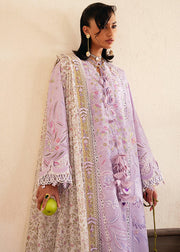 Suffuse Eid Unstitched Embroidered Lawn 3Pc Suit - YASMIN
