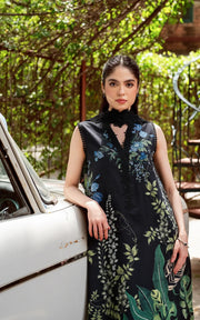 Asifa & Nabeel Yakin Unstitched Lawn 3Pc Suit YKL25-05 Secret Botanica