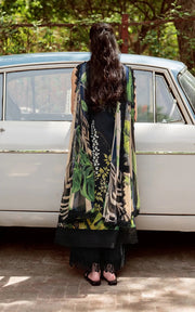 Asifa & Nabeel Yakin Unstitched Lawn 3Pc Suit YKL25-05 Secret Botanica