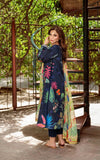 Asifa & Nabeel Yakin Unstitched Lawn 3Pc Suit YKL25-06 Twilight in Bloom