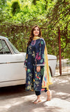 Asifa & Nabeel Yakin Unstitched Lawn 3Pc Suit YKL25-06 Twilight in Bloom