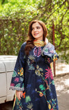 Asifa & Nabeel Yakin Unstitched Lawn 3Pc Suit YKL25-06 Twilight in Bloom