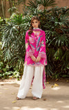 Asifa & Nabeel Yakin Unstitched Lawn 3Pc Suit YKL25-10 Roseveil