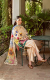 Asifa & Nabeel Yakin Unstitched Lawn 3Pc Suit YKL25-13 Bloomlight