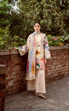 Asifa & Nabeel Yakin Unstitched Lawn 3Pc Suit YKL25-13 Bloomlight