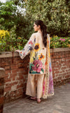 Asifa & Nabeel Yakin Unstitched Lawn 3Pc Suit YKL25-13 Bloomlight
