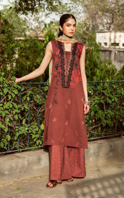 Asifa & Nabeel Yakin Unstitched Lawn 3Pc Suit YKL25-15 Botanic Haze