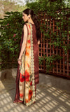 Asifa & Nabeel Yakin Unstitched Lawn 3Pc Suit YKL25-15 Botanic Haze