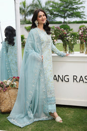 Rang Rasiya Florence Festive Embroidered Lawn Unstitched 3Pc Suit - YASNA
