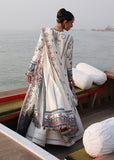 Hussain Rehar Kalabagh Unstitched Embroidered Lawn 3Pc Suit - Yuki