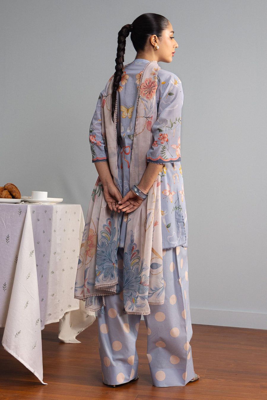 Coco by Zara Shahjahan Prints Unstitched Lawn 3Pc Suit D-08B Yuki