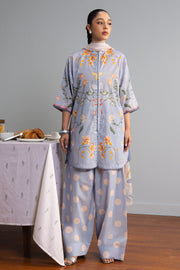 Coco by Zara Shahjahan Prints Unstitched Lawn 3Pc Suit D-08B Yuki