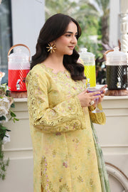 Rang Rasiya Florence Festive Embroidered Lawn Unstitched 3Pc Suit - YUMNA