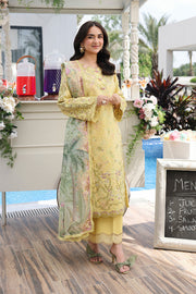 Rang Rasiya Florence Festive Embroidered Lawn Unstitched 3Pc Suit - YUMNA