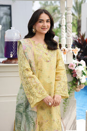 Rang Rasiya Florence Festive Embroidered Lawn Unstitched 3Pc Suit - YUMNA