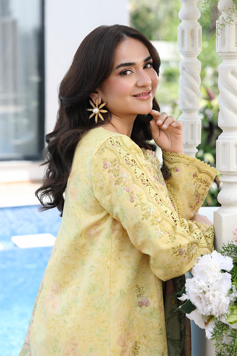 Rang Rasiya Florence Festive Embroidered Lawn Unstitched 3Pc Suit - YUMNA