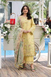 Rang Rasiya Florence Festive Embroidered Lawn Unstitched 3Pc Suit - YUMNA