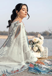 Ramsha Andaz Vol-06 Embroidered Luxury Lawn Unstitched 3Pc Suit Z-607