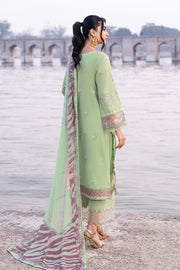 Ramsha Andaz Vol-06 Embroidered Luxury Lawn Unstitched 3Pc Suit Z-609