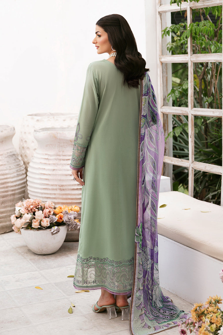 Ramsha Andaaz Vol-09 Embroidered Luxury Lawn Unstitched 3Pc Suit Z-903