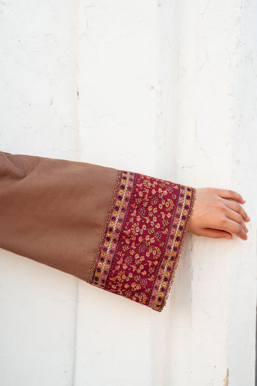 Delia by Jazmin Embroidered Khaddar Unstitched 3Pc Suit DW'24 D8