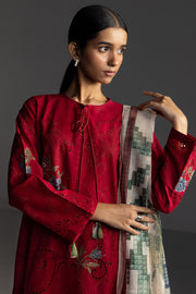 Coco by Zara Shahjahan Embroidered Lawn Unstitched 3Pc Suit D-10A SUNE
