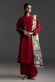 Coco by Zara Shahjahan Embroidered Lawn Unstitched 3Pc Suit D-10A SUNE