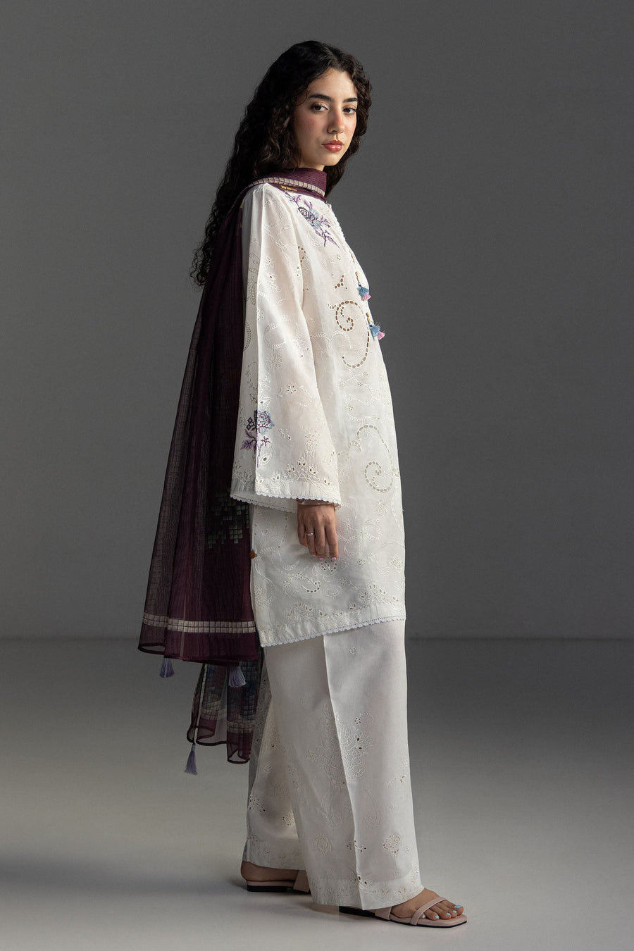 Coco by Zara Shahjahan Embroidered Lawn Unstitched 3Pc Suit D-10B SUNE
