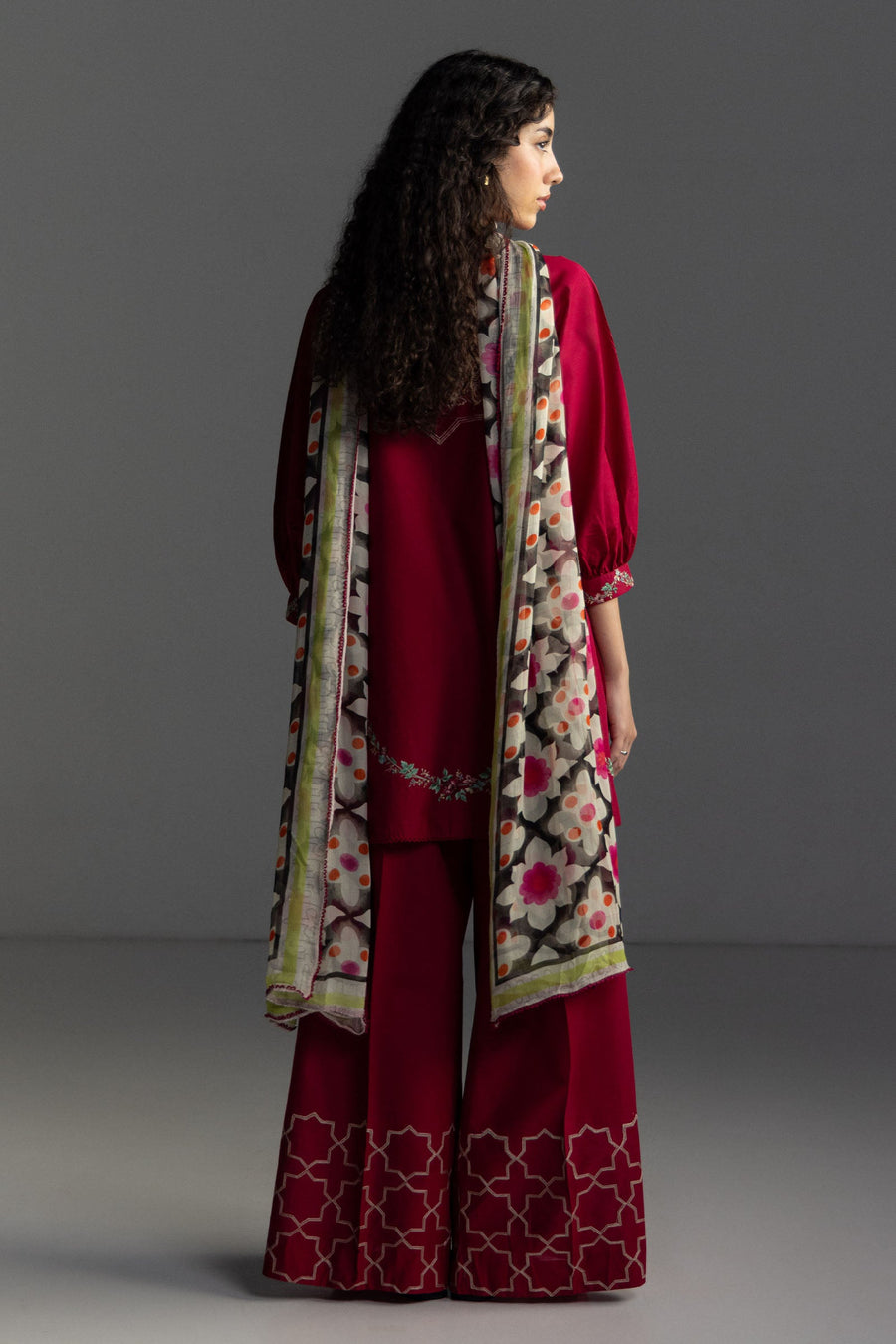 Coco by Zara Shahjahan Embroidered Lawn Unstitched 3Pc Suit D-01B RIVAE