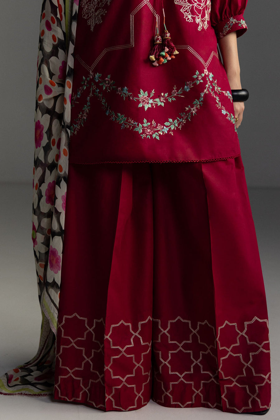 Coco by Zara Shahjahan Embroidered Lawn Unstitched 3Pc Suit D-01B RIVAE