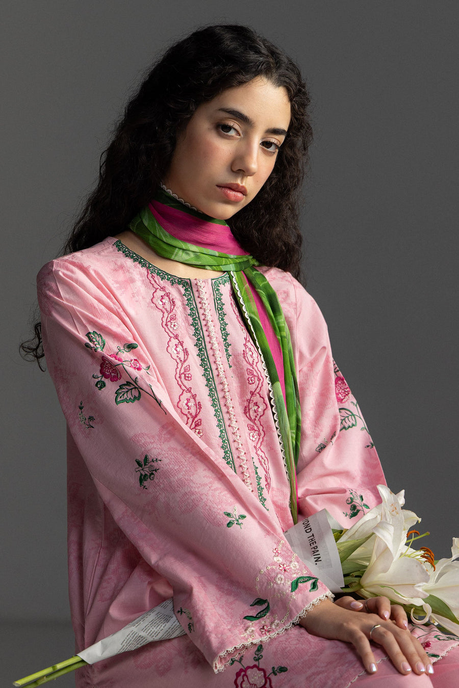 Coco by Zara Shahjahan Embroidered Lawn Unstitched 3Pc Suit D-02A MIRO