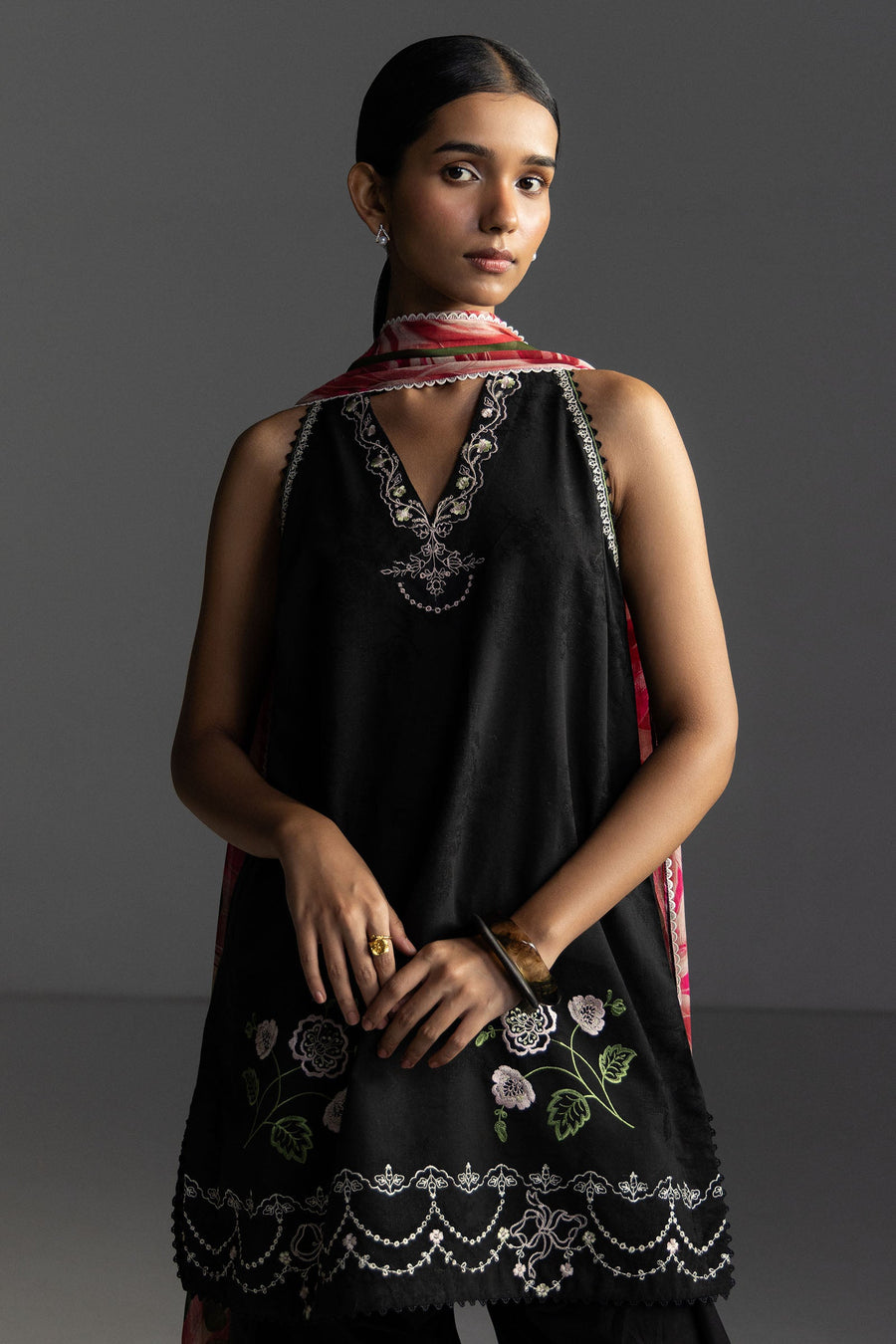 Coco by Zara Shahjahan Embroidered Lawn Unstitched 3Pc Suit D-02B MIRO