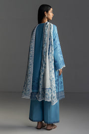 Coco by Zara Shahjahan Embroidered Lawn Unstitched 3Pc Suit D-03A AVIONA