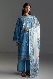 Coco by Zara Shahjahan Embroidered Lawn Unstitched 3Pc Suit D-03A AVIONA