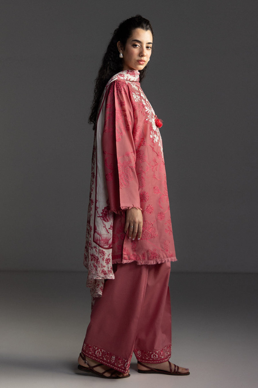 Coco by Zara Shahjahan Embroidered Lawn Unstitched 3Pc Suit D-03B AVIONA