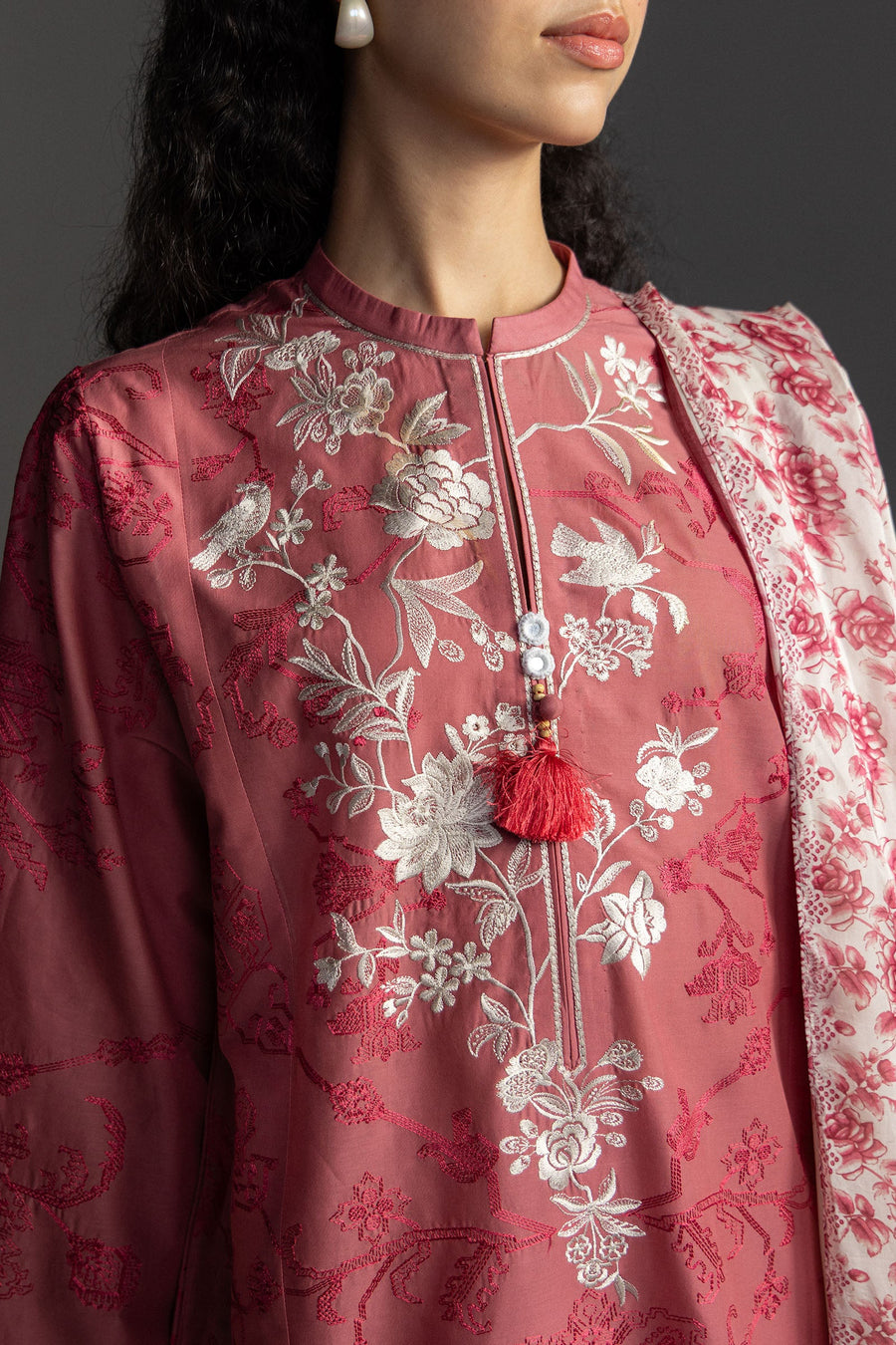 Coco by Zara Shahjahan Embroidered Lawn Unstitched 3Pc Suit D-03B AVIONA