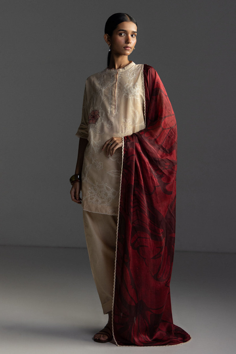 Coco by Zara Shahjahan Embroidered Lawn Unstitched 3Pc Suit D-04A ISLA