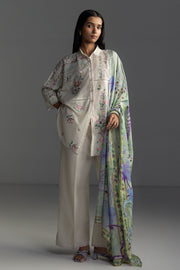 Coco by Zara Shahjahan Embroidered Lawn Unstitched 3Pc Suit D-05A SEREN