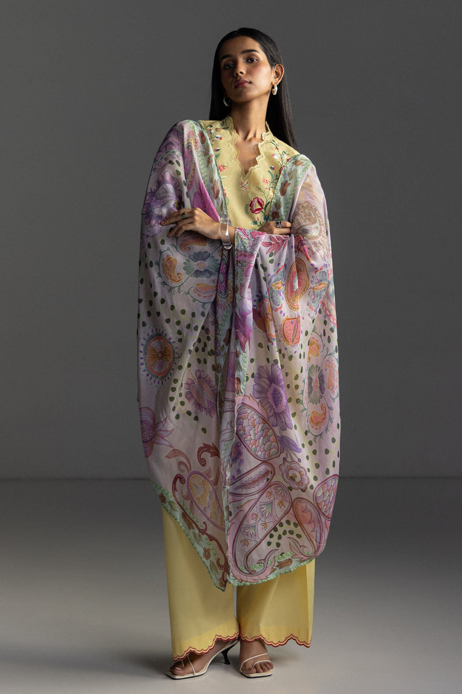 Coco by Zara Shahjahan Embroidered Lawn Unstitched 3Pc Suit D-05B SEREN