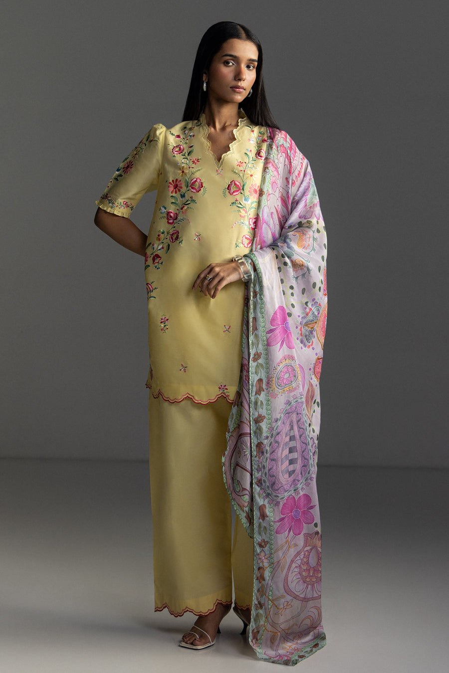 Coco by Zara Shahjahan Embroidered Lawn Unstitched 3Pc Suit D-05B SEREN