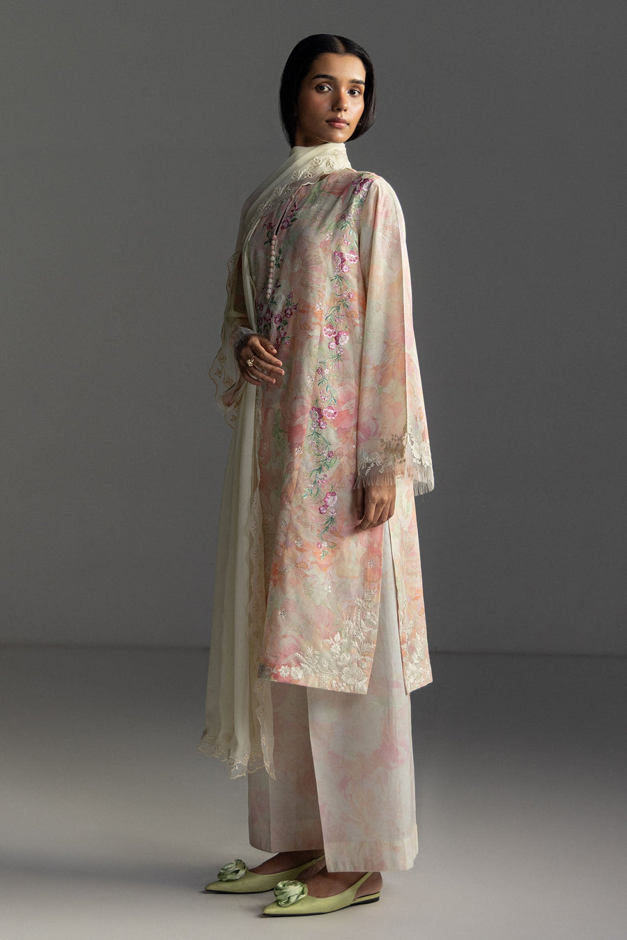Coco by Zara Shahjahan Embroidered Lawn Unstitched 3Pc Suit D-06B AIRA