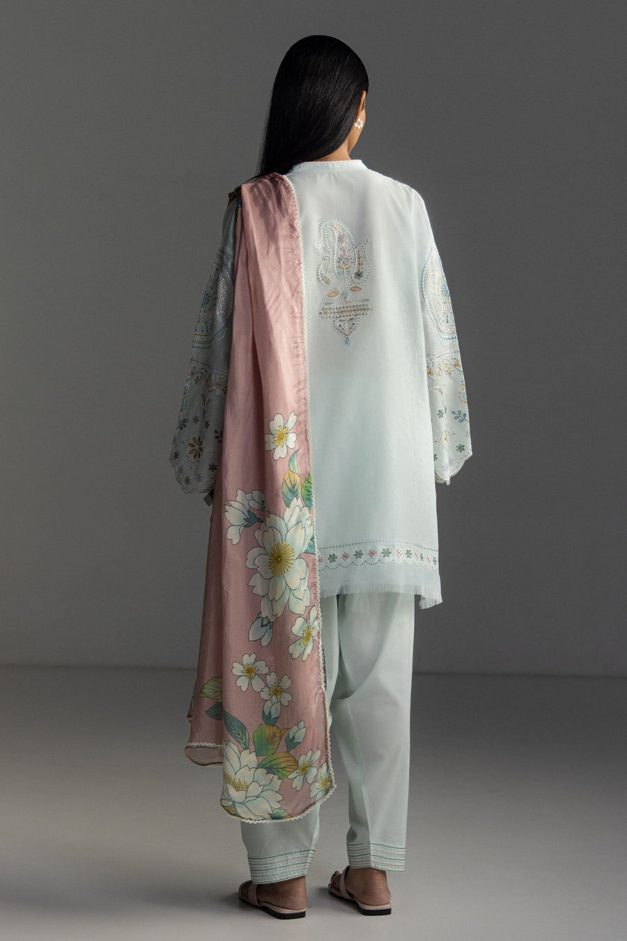 Coco by Zara Shahjahan Embroidered Lawn Unstitched 3Pc Suit D-07B VEYA