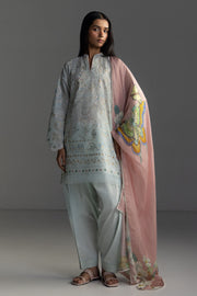 Coco by Zara Shahjahan Embroidered Lawn Unstitched 3Pc Suit D-07B VEYA