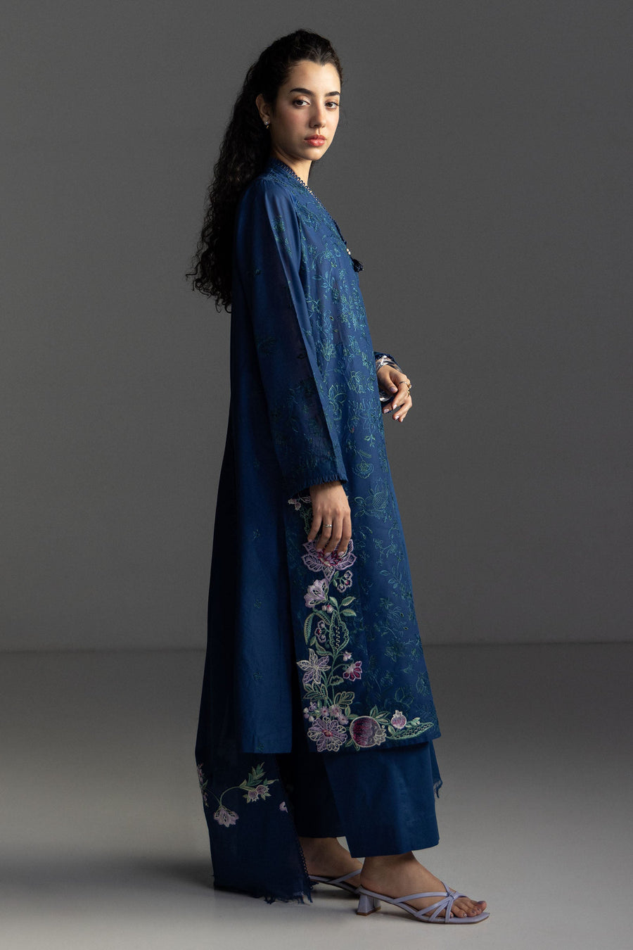 Coco by Zara Shahjahan Embroidered Lawn Unstitched 3Pc Suit D-08A LIORA