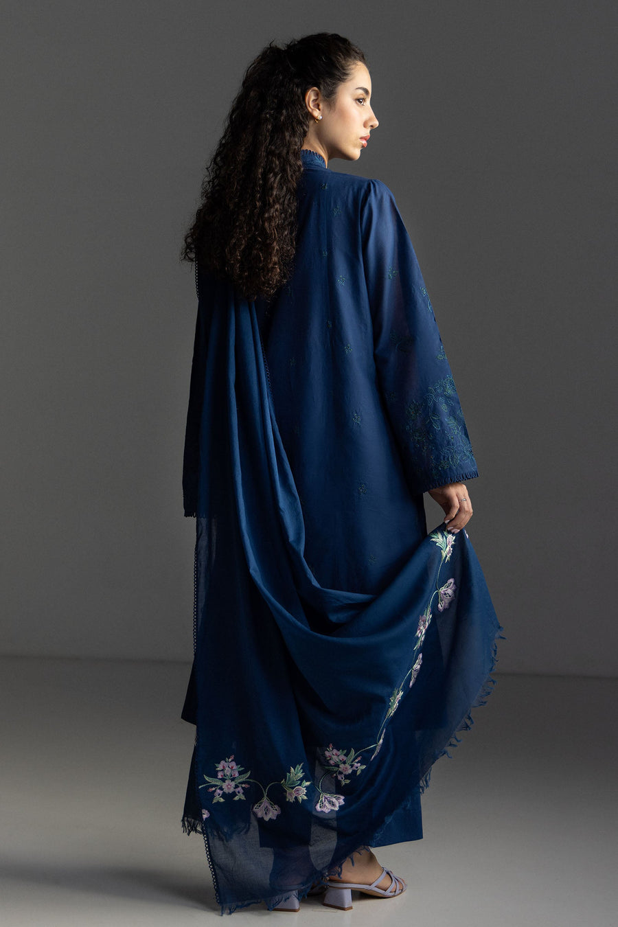 Coco by Zara Shahjahan Embroidered Lawn Unstitched 3Pc Suit D-08A LIORA