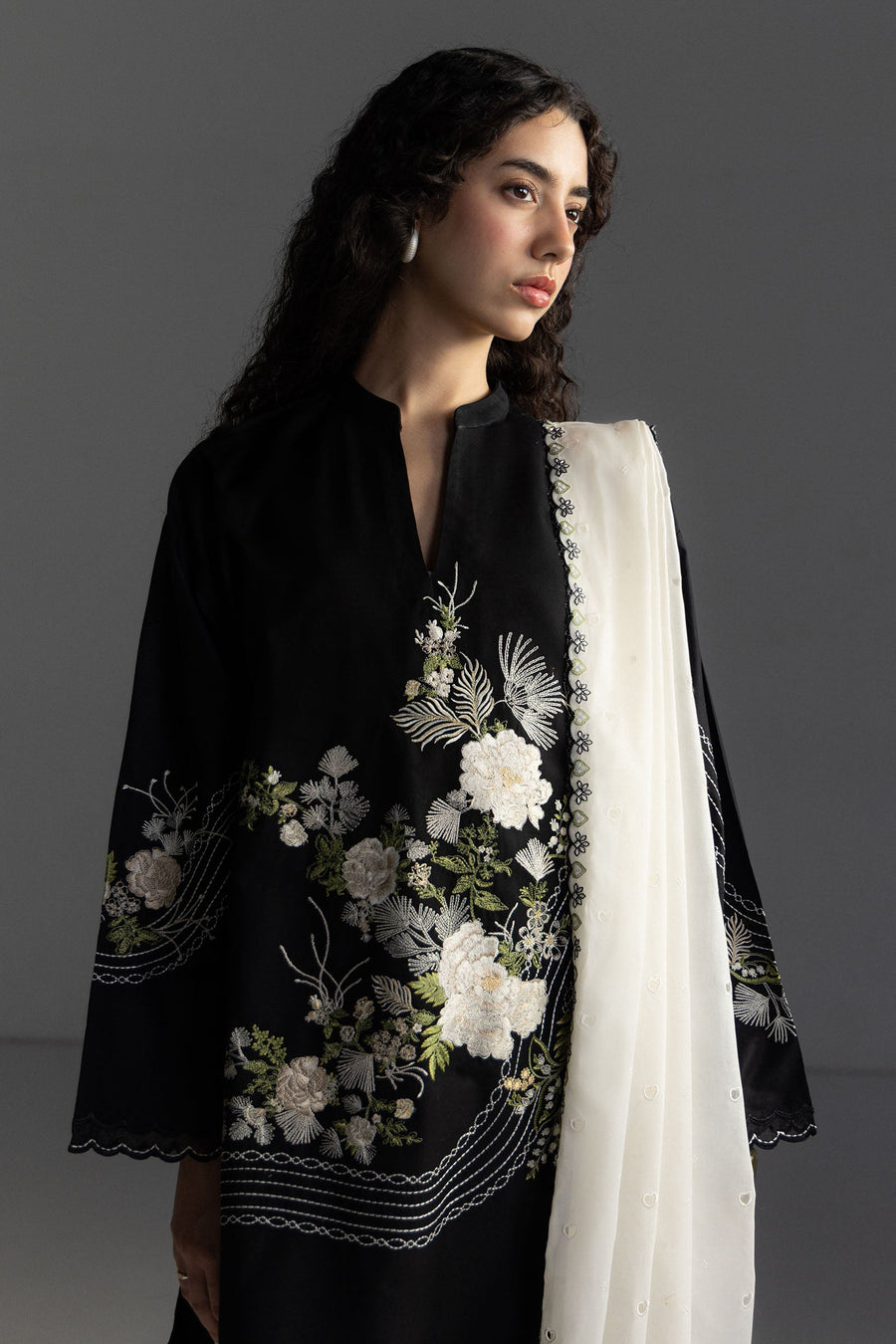 Coco by Zara Shahjahan Embroidered Lawn Unstitched 3Pc Suit D-09A EVIA